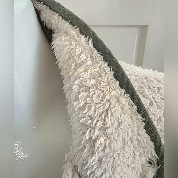 Vuori Jacket Womens Size Medium Cozy Sherpa Popover Pullover Dune 1/2 Snap Fleec - Picture 6 of 12